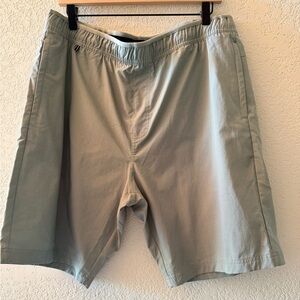 VOYAGER Men’s Teal Green Drawing Waistband Shorts Size X-Large